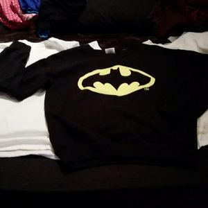 Batman Junior's Large Long sleeved sweat shirt.